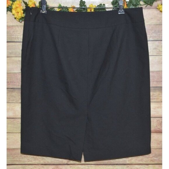 The Limited Collection Ladies 12 Black Knee Length Pencil Skirt Stretch Career - Picture 4 of 10